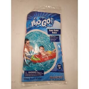 Bestway H2O Go! Surf Rider Buddy Strawberry Pool Float Floaty 32” New!